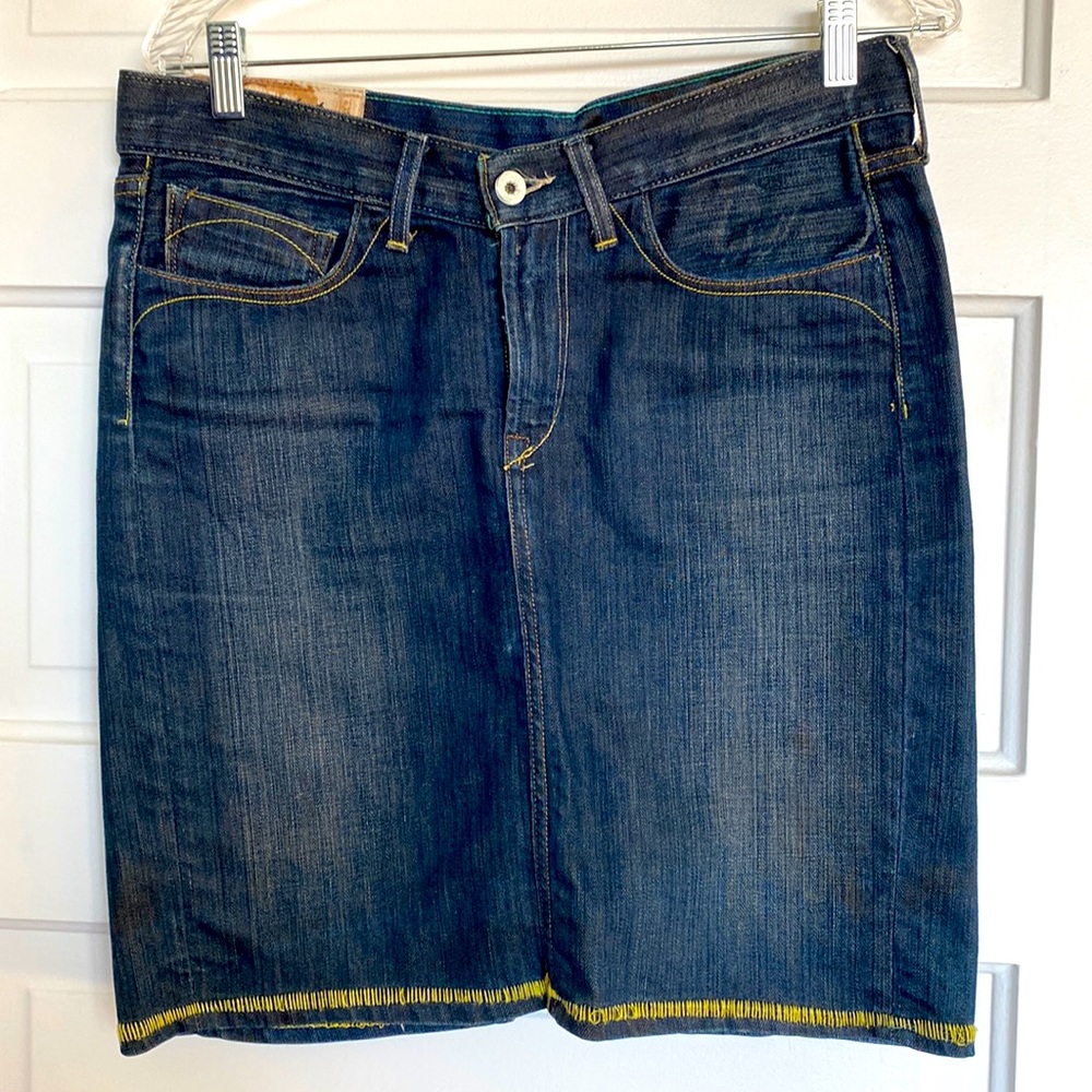 Anthropologie Loomstate Organic Cotton Denim Skirt